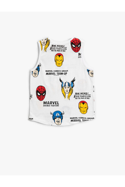 Marvel licensed sleeveless bike neck cotton t-shirt - 5