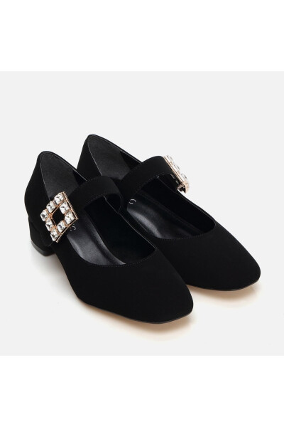 Mary Jane Black Women Chunky Heel - Hotiç (1)