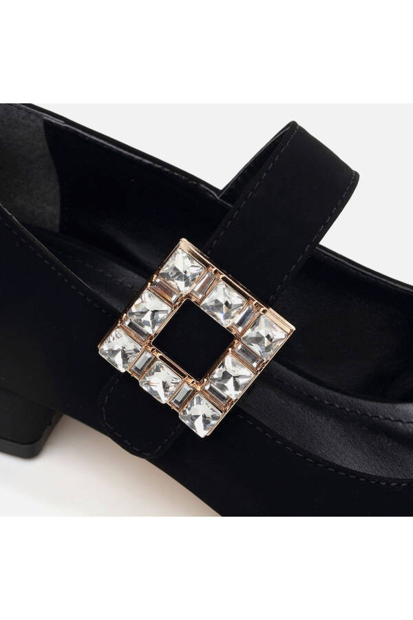 Mary Jane Black Women Chunky Heel - 3