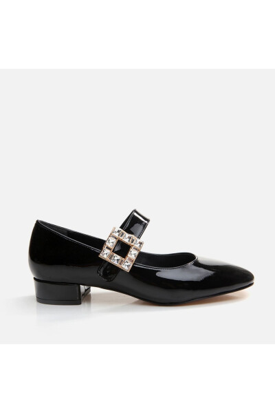 Mary Jane Black Women Chunky Heel - Hotiç
