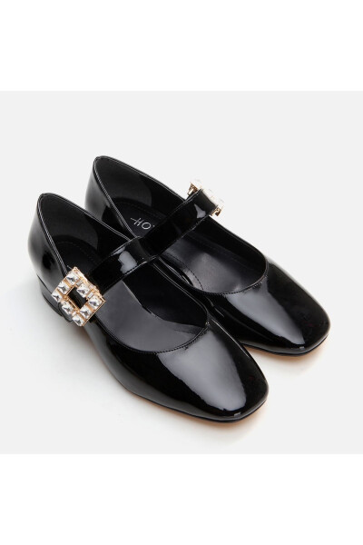 Mary Jane Black Women Chunky Heel - Hotiç (1)