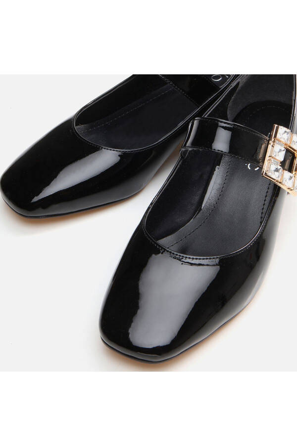 Mary Jane Black Women Chunky Heel - 4