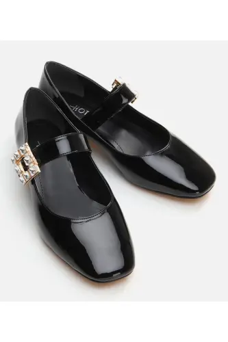 Mary Jane Black Women Chunky Heel - 3