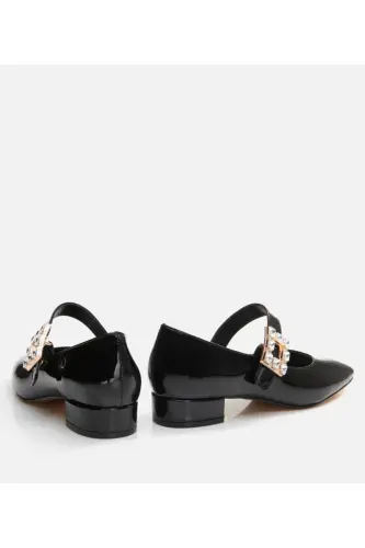 Mary Jane Black Women Chunky Heel - 5