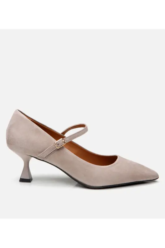 Mary Jane Genuine Leather Mink Women's Stiletto - 1