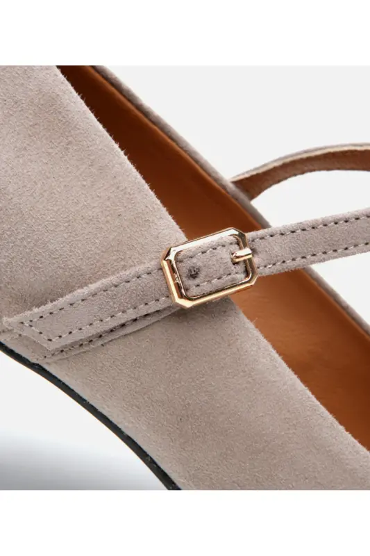 Mary Jane Genuine Leather Mink Women's Stiletto - 3