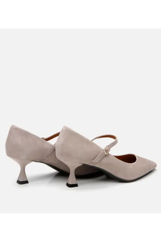 Mary Jane Genuine Leather Mink Women's Stiletto - 5