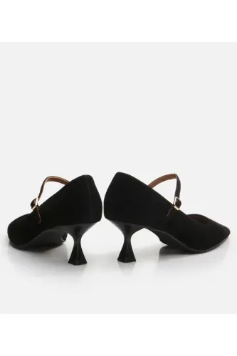 Mary Jane Haqiqiy Charm Qora Ayollar Stiletto - 5