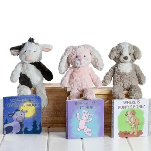 Mary Meyer Putty Nursery Bunny Yumshoq o'yinchoq, Sigir, 1 dona (1 qutida) - 5