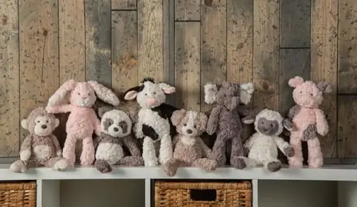 Mary Meyer Putty Nursery Bunny Soft Toy, Cow, 1 Count (Pack of 1) - 4