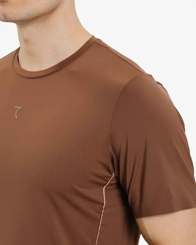 MASHQ QILISH UCHUN T-SHIRT - JIGARRANG - 4