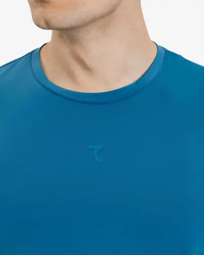 Mashq uchun futbolka - TO'Q ZANGORİ - 4