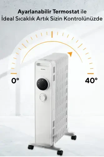 Масляный радиатор с 11 ребрами - 5