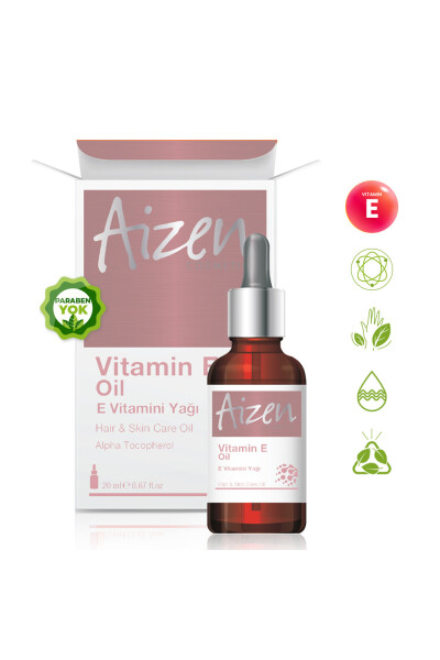 Масло витамина E - Масло витамина E (сыворотка) 20 мл 0,67 жидких унций - AIZEN COSMETIC