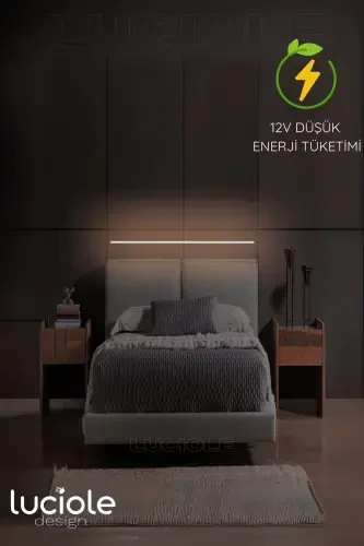 Masofadan boshqariladigan Led Lampa - Yotoq usti, Tv yoni, o'tirish xonasi - Rgb ko'p rangli Ledap21-RYEŞİL - 3