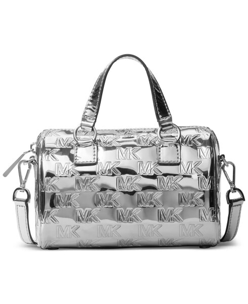 Mason Small Duffle Crossbody Silver - 1