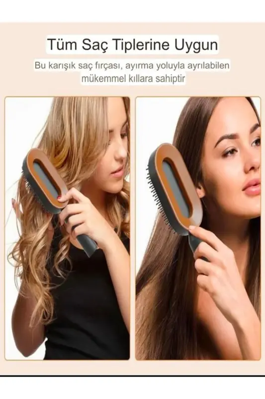 Массажная расческа с эластичной воздушной подушкой для легкого использования на влажных и сухих волосах, легко чистится - 5