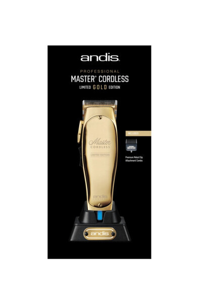 Master Cordless Trimmer Hair And Beard Clipper Gold - Limited Edition - 14