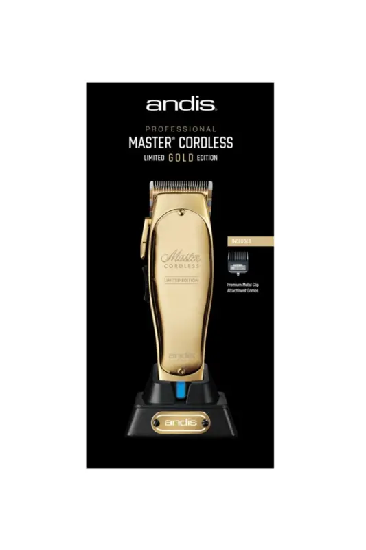 Master Cordless Trimmer Saç Ve Sakal Kesim Makinası Gold - Sınırlı Üretim - Altın - 4