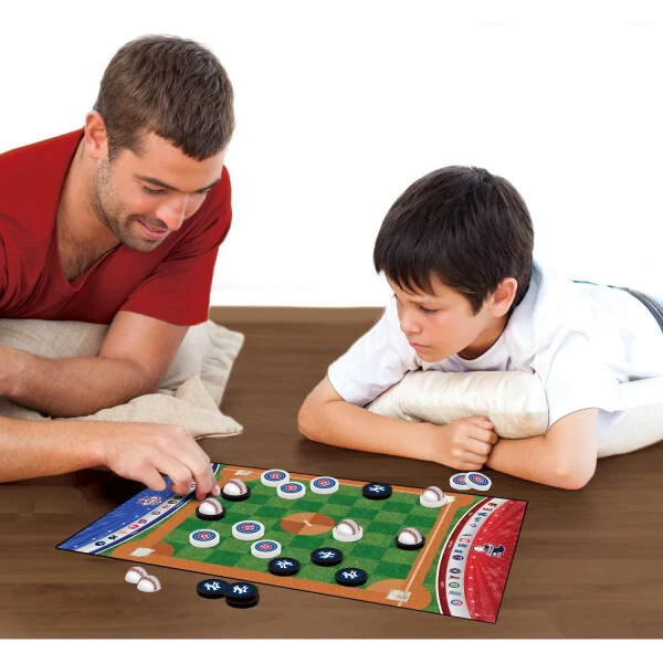 MasterPieces Officially licensed MLB League-MLB Checkers Board Game for Families and Kids ages 6 and Up - 5