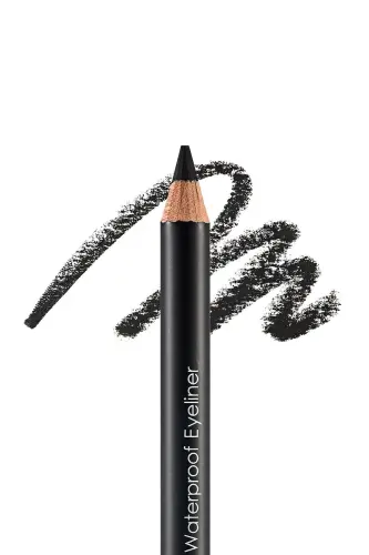 Mat Bitişli Suya Dayanıklı Göz Kalemi (SİYAH) - Waterproof Eyeliner - 101 Black Ice - 8690604109012 - 101 BLACK ICE - 3