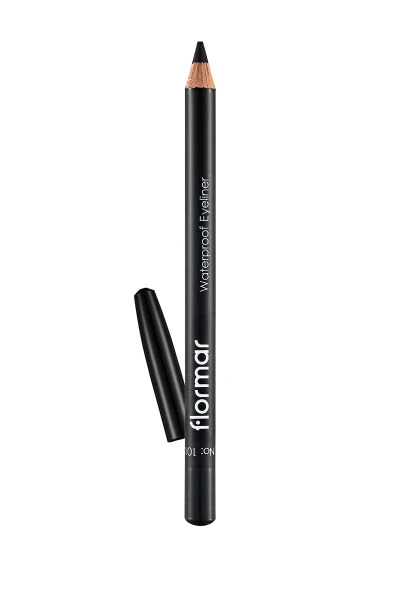 Mat Bitişli Suya Dayanıklı Göz Kalemi (SİYAH) - Waterproof Eyeliner - 101 Black Ice - 8690604109012-101 BLACK ICE - 12