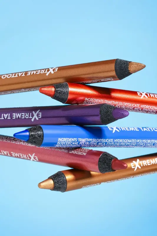 Mat Kalıcı Göz Kalemi (MAVİ) - Extreme Tattoo Gel Pencil - 012 Blue Dream - 8682536041195-012 BLUE DREAM - 7