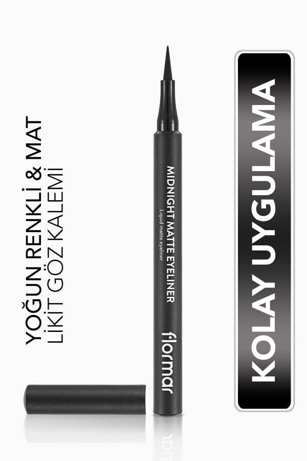 Mat Likit Kalem Eyeliner (SİYAH) - 16