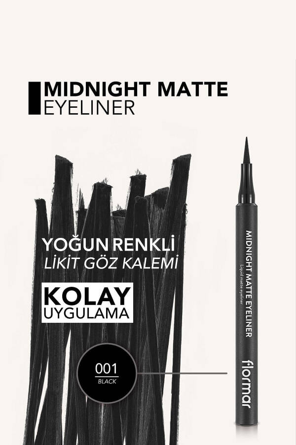 Mat Likit Kalem Eyeliner (SİYAH) - 20