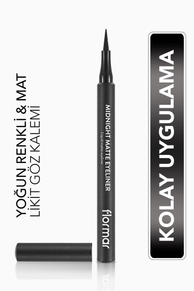 Mat Likit Kalem Eyeliner (SİYAH) - 21