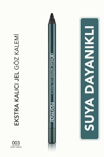 Mat Qol qalami (YASHIL) - Extreme Tattoo Gel Pencil - 003 Deep Green - 8682536028851-003 DEEP GREEN - 9
