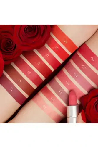 Mat Ruj - Powder Power Lipstick 01 - Velvety Beige-01 Velvety Beige - 4