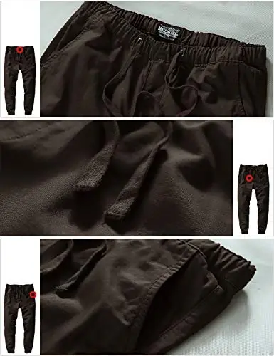 Match Men's Chino Jogger Pants - 4