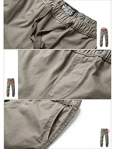 Match Men's Chino Jogger Pants - 4