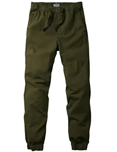 Match Men's Chino Jogger Pants - 2