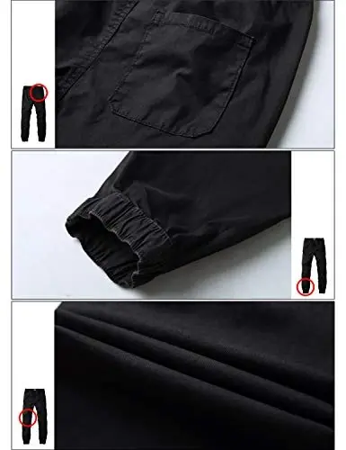 Match Men's Chino Jogger Pants - 5