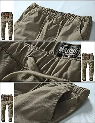 Match Men's Chino Jogger Pants - 4