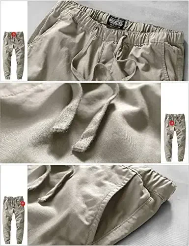 Match Men's Chino Jogger Pants - 4