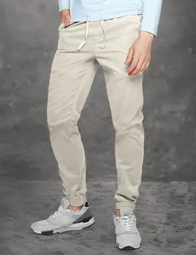 Match Men's Chino Jogger Pants - 6