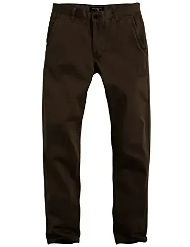Match Mens Slim Tapered Flat Front Casual Pants - 3
