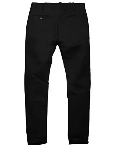 Match Men's Slim Tapered Stretchy Casual Pants - 3