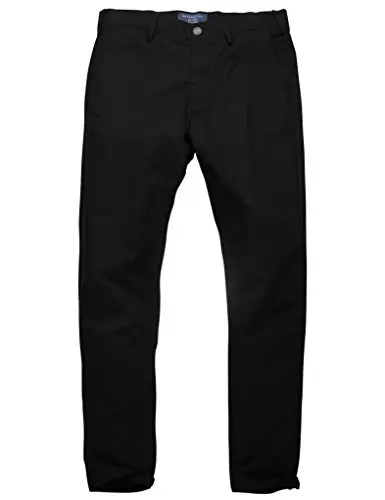 Match Men's Slim Tapered Stretchy Casual Pants - 2