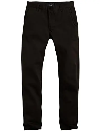 Match Mens Slim Tapered Flat Front Casual Pants - 3