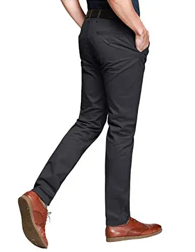 Match Erkek Slim Konik Düz Ön Günlük Pantolon - 2