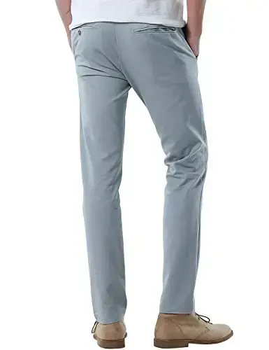 Match Men's Slim Tapered Stretchy Casual Pants - MATCH (1)