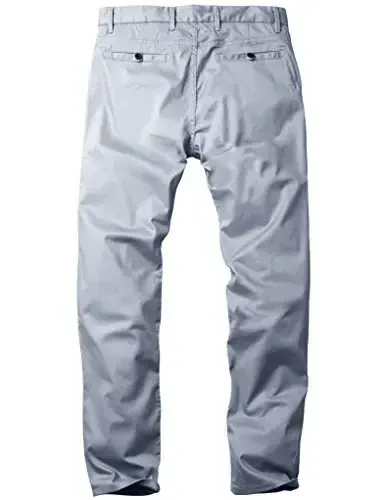 Match Men's Slim Tapered Stretchy Casual Pants - 3