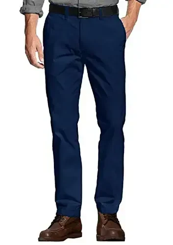 Match Men's Slim Tapered Stretchy Casual Pants - 2