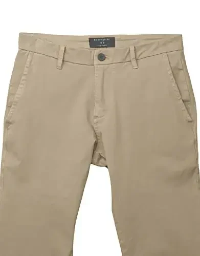 Match Men's Slim Tapered Stretchy Casual Pants #8105 - 4