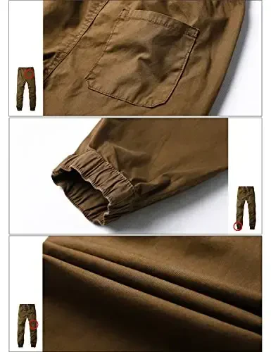 Match Men's Chino Jogger Pants - 5