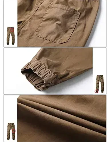 Match Men's Chino Jogger Pants - 5